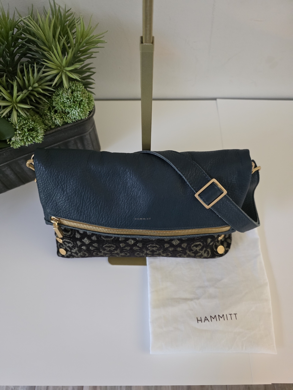 Hammitt VIP Large Antique Atelier Studded Leather Crossbody Special Edition - Picture 4 of 16
